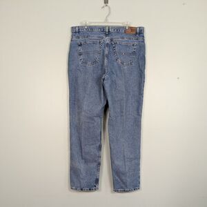 Vintage Y2K Tommy Hilfiger Jeans Baggy Relaxed Blue Straightleg Womens 16